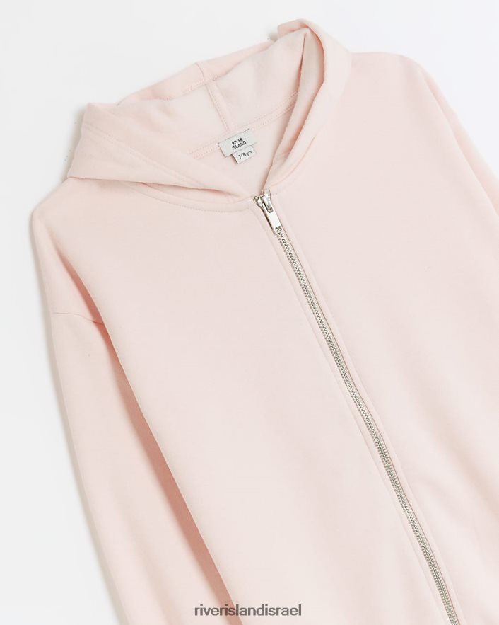 לבוש River Island g קפוצ'ון רוכסן וָרוֹד בנות BDZ4083350