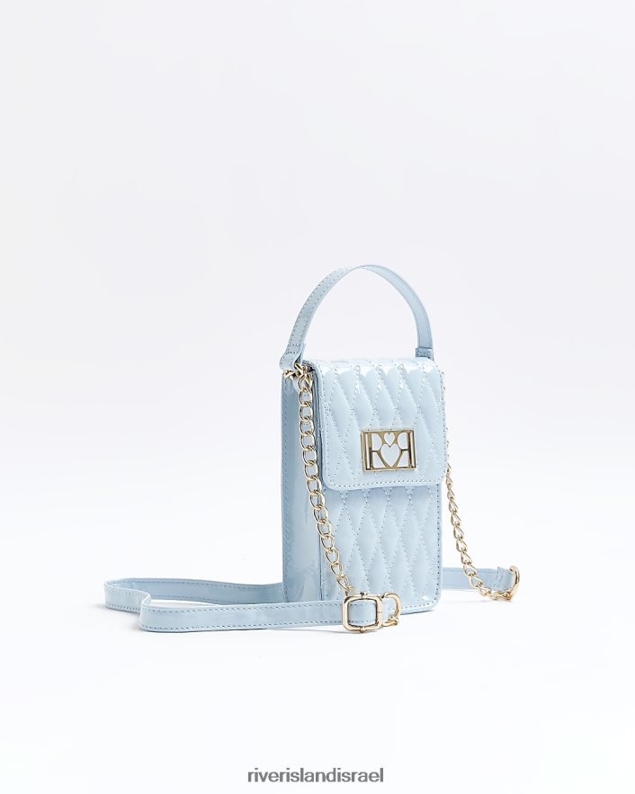 אביזרים River Island g תיק פסטיבל קרוס בודי קווילט כְּחוֹל בנות BDZ4083365