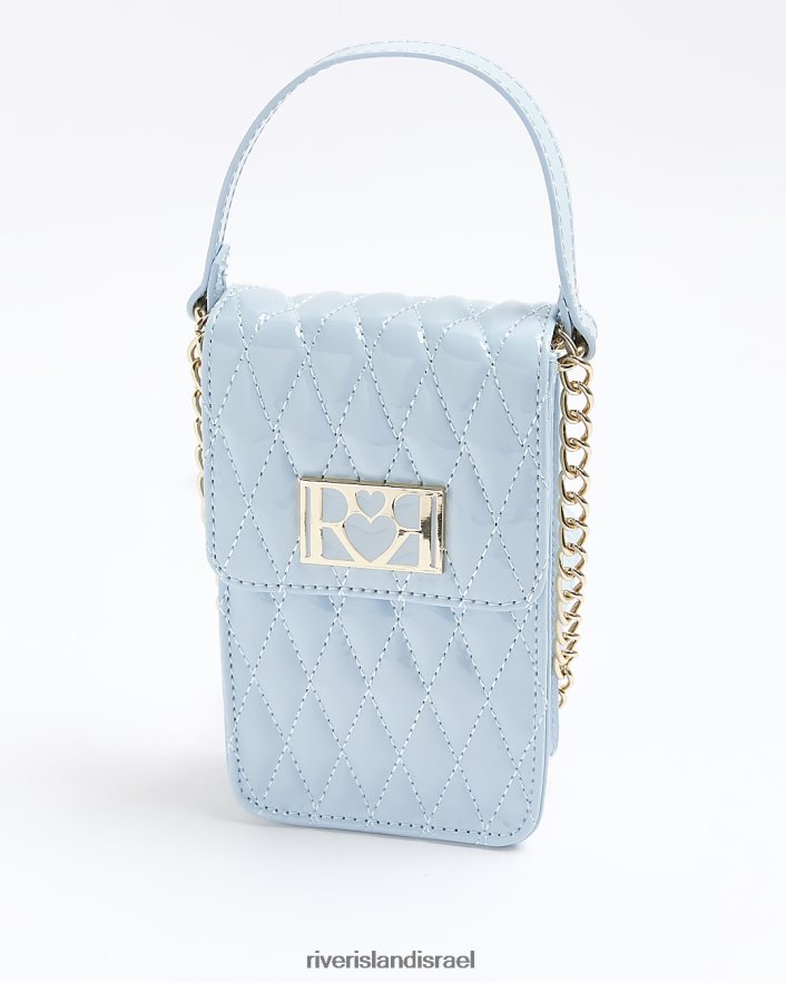 אביזרים River Island g תיק פסטיבל קרוס בודי קווילט כְּחוֹל בנות BDZ4083365