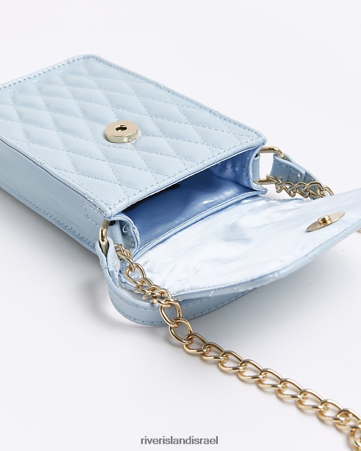 אביזרים River Island g תיק פסטיבל קרוס בודי קווילט כְּחוֹל בנות BDZ4083365