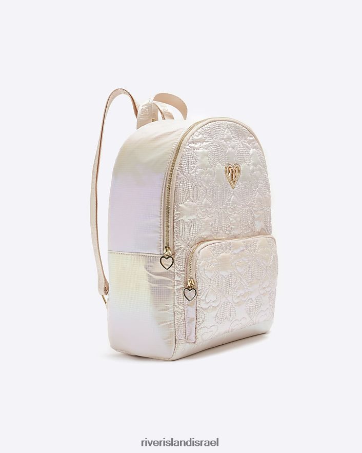 אביזרים River Island g תרמיל לב מרופד וָרוֹד בנות BDZ4083379