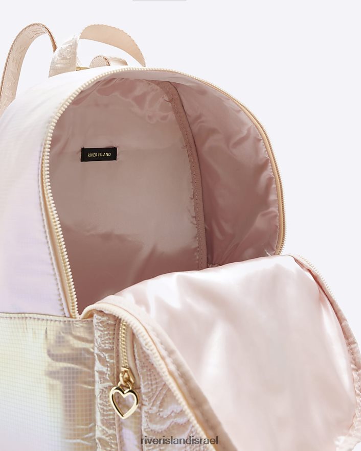 אביזרים River Island g תרמיל לב מרופד וָרוֹד בנות BDZ4083379