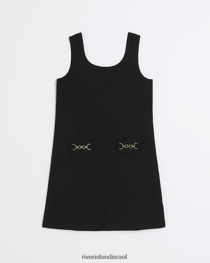לבוש River Island g שמלה ללא שרוולים שָׁחוֹר בנות BDZ4086025