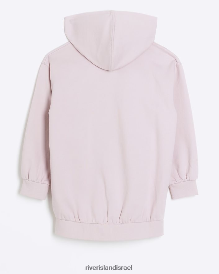 לבוש River Island g קפוצ'ון עם רוכסן פרחוני וָרוֹד בנות BDZ4086048