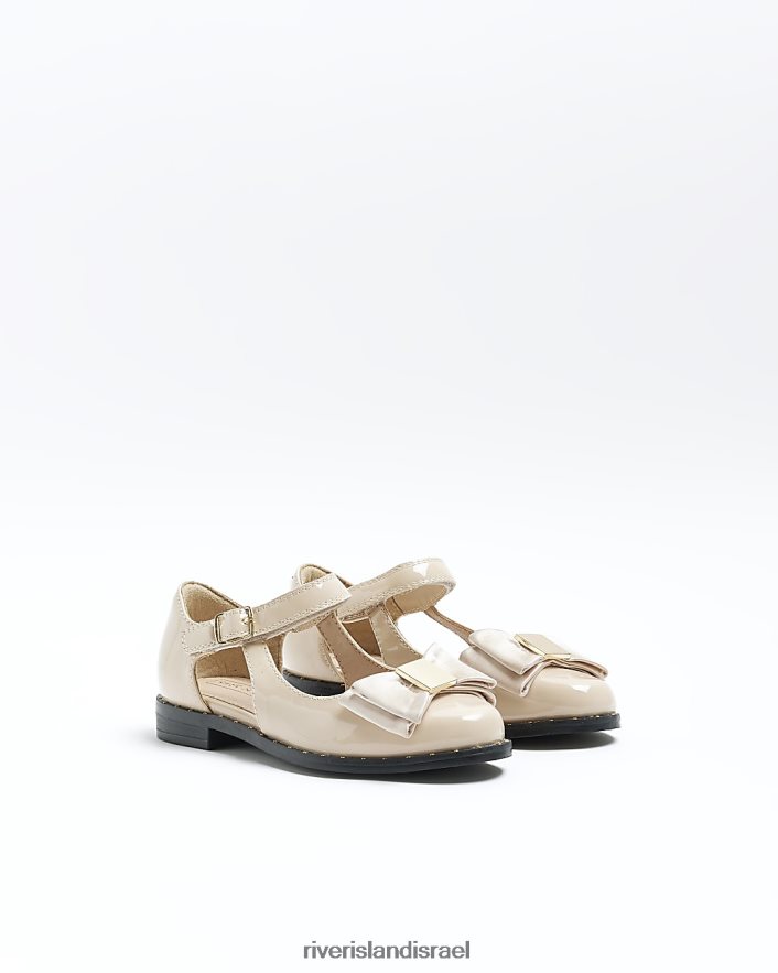 הַנעָלָה River Island g פטנט קשת פרטים וָרוֹד בנות BDZ4086257