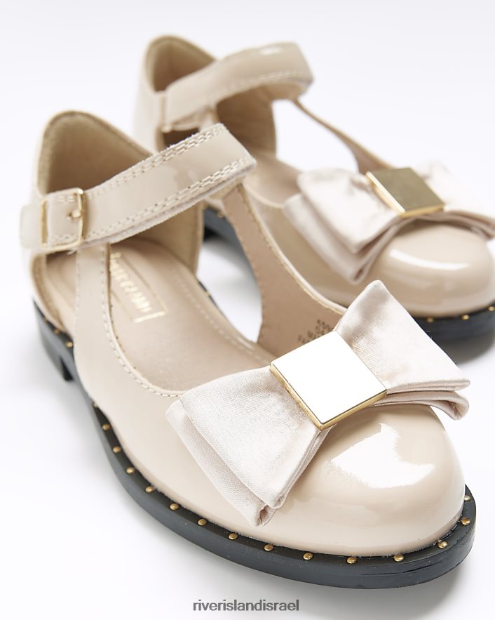הַנעָלָה River Island g פטנט קשת פרטים וָרוֹד בנות BDZ4086257