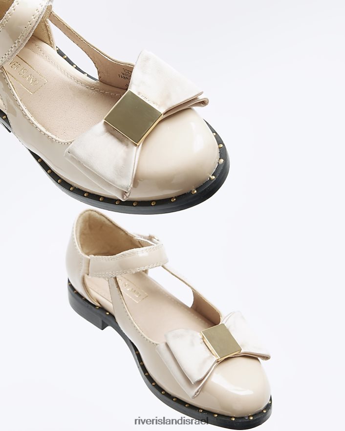 הַנעָלָה River Island g פטנט קשת פרטים וָרוֹד בנות BDZ4086257