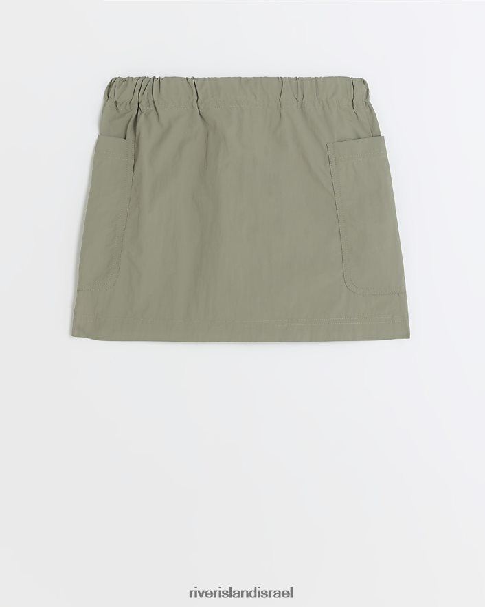לבוש River Island g חצאית מטען עם רוכסן חָקִי בנות BDZ4086274