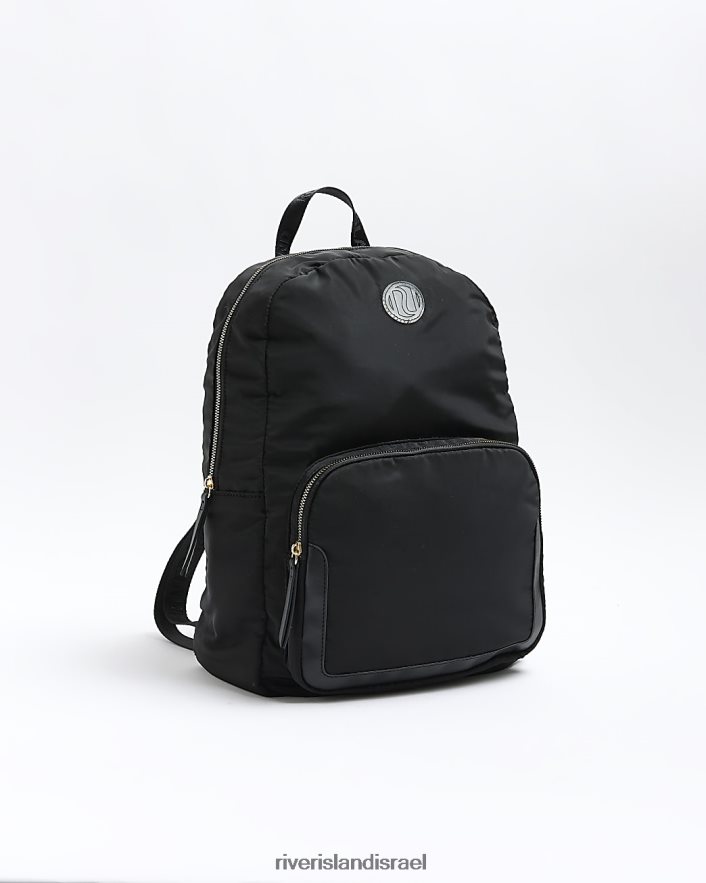 אביזרים River Island תרמיל g ניילון שָׁחוֹר בנות BDZ4086289