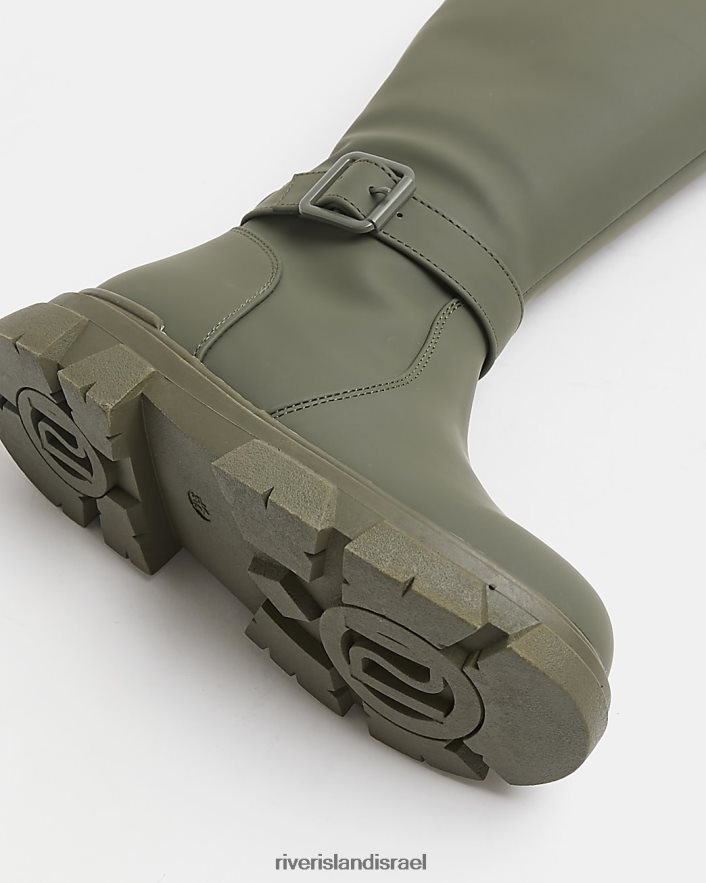 הַנעָלָה River Island g מגפיים עם אבזם גומי בגובה הברך חָקִי בנות BDZ4086355