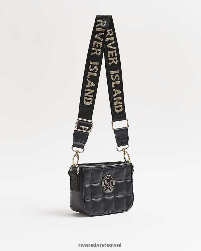 אביזרים River Island g צרור רצועות מרופד בגוף שָׁחוֹר בנות BDZ4086357