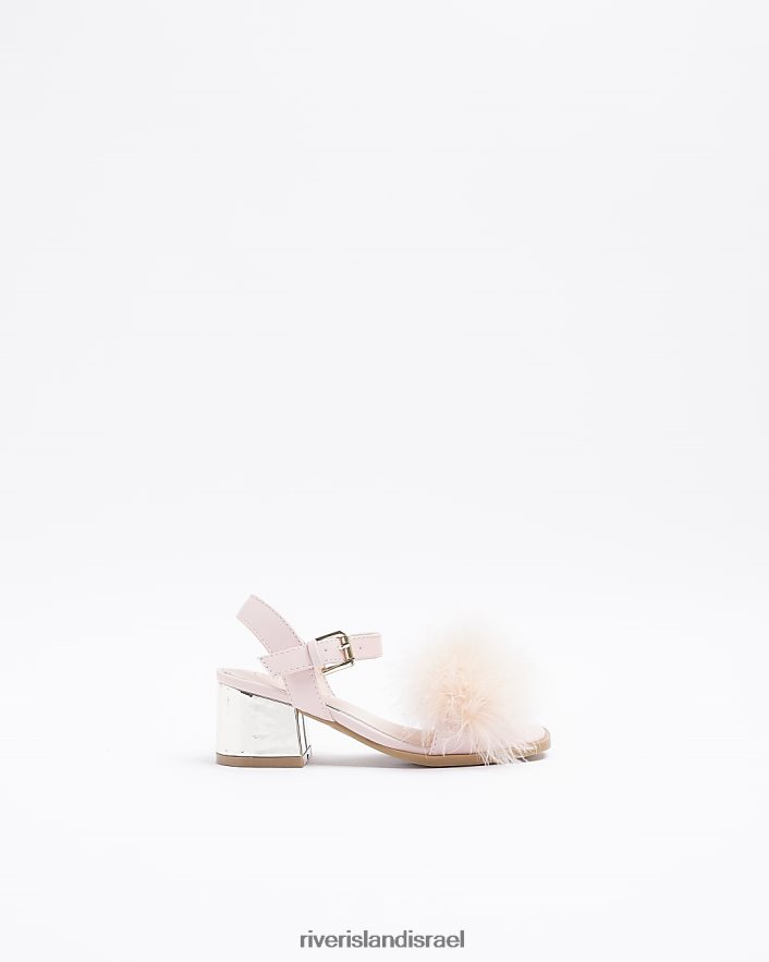 הַנעָלָה River Island g סנדלי עקב רכים וָרוֹד בנות BDZ4086362
