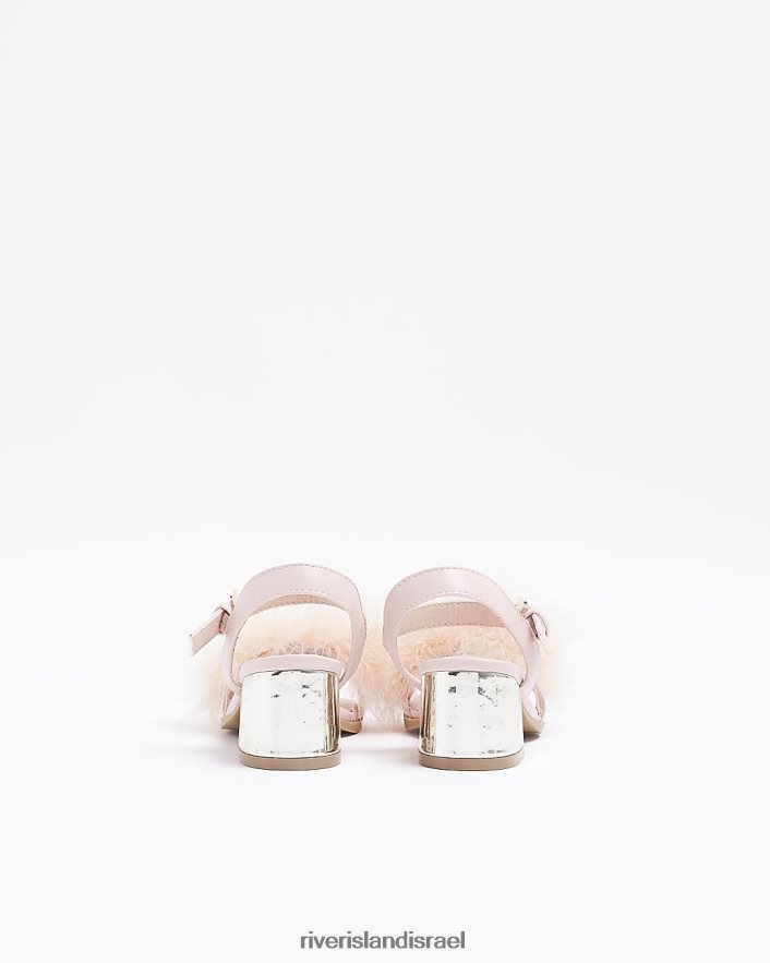 הַנעָלָה River Island g סנדלי עקב רכים וָרוֹד בנות BDZ4086362