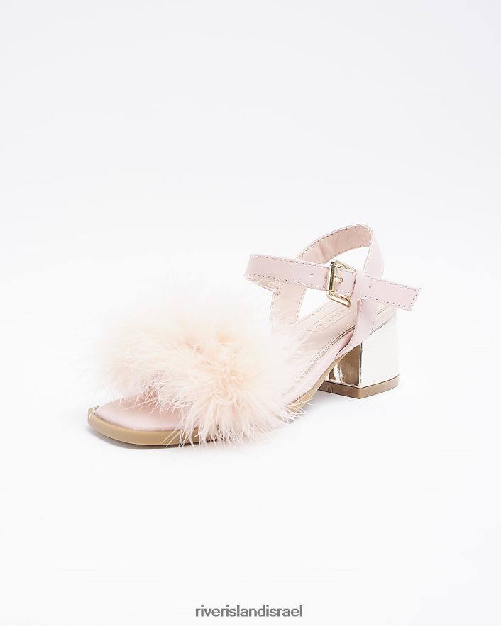 הַנעָלָה River Island g סנדלי עקב רכים וָרוֹד בנות BDZ4086362