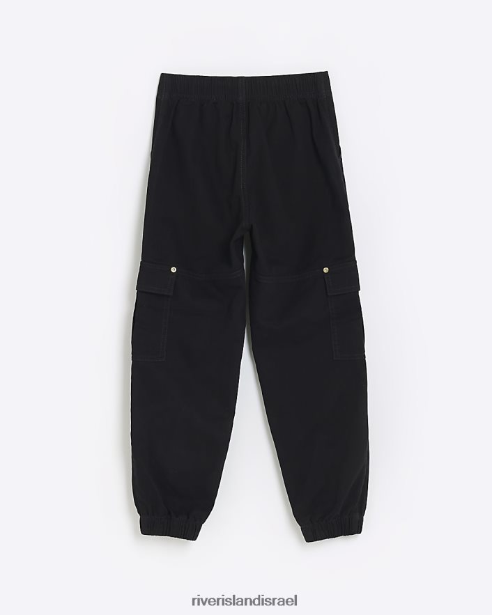 לבוש River Island מכנסי g cargo כיס שָׁחוֹר בנות BDZ4083399