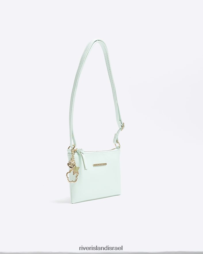 אביזרים River Island g charm cross body תיק ירוק בנות BDZ4083352