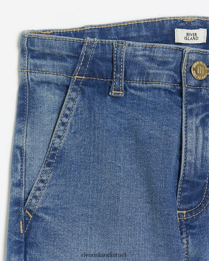 לבוש River Island שרשרת g detail cargo סקיני ג'ינס כְּחוֹל בנות BDZ4086231