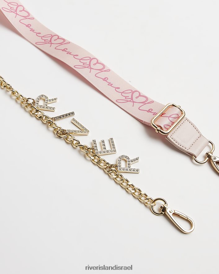 אביזרים River Island סט מתנה של רצועת שרשרת g diamante וָרוֹד בנות BDZ4086310