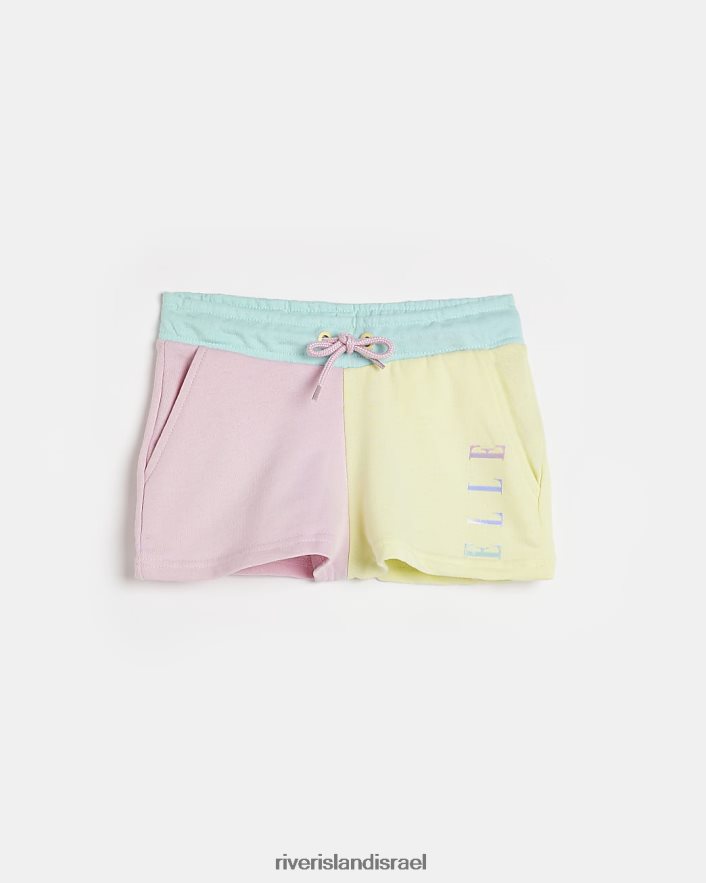 לבוש River Island מכנסי בלוק פסטל של g elle וָרוֹד בנות BDZ4086484