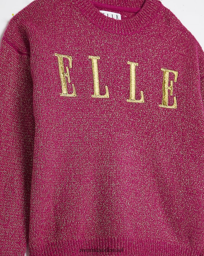 לבוש River Island g elle jumper וָרוֹד בנות BDZ4086485