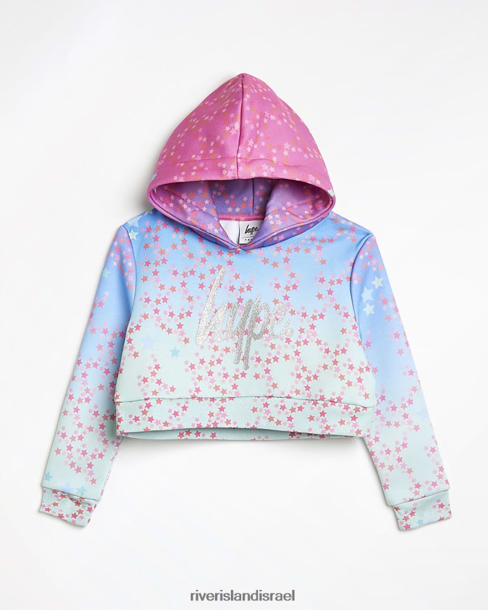 לבוש River Island קפוצ'ון g hype star sparkle וָרוֹד בנות BDZ4086517