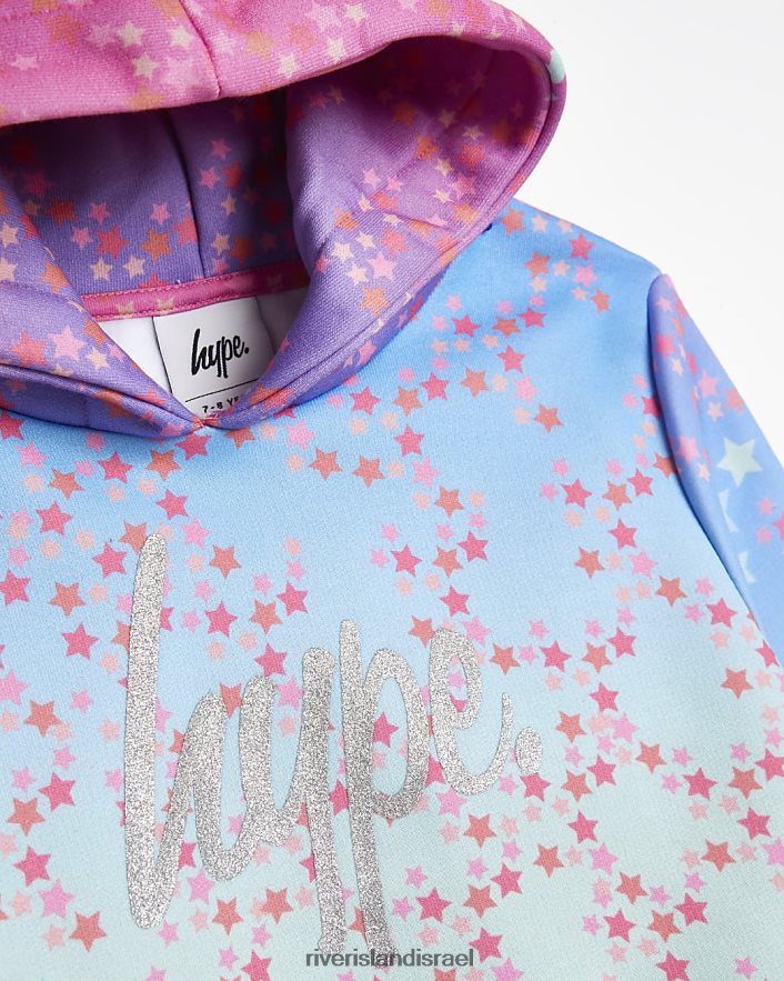 לבוש River Island קפוצ'ון g hype star sparkle וָרוֹד בנות BDZ4086517