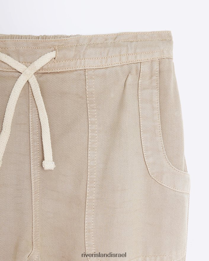 לבוש River Island g lyocell joggers בז' בנות BDZ4086269