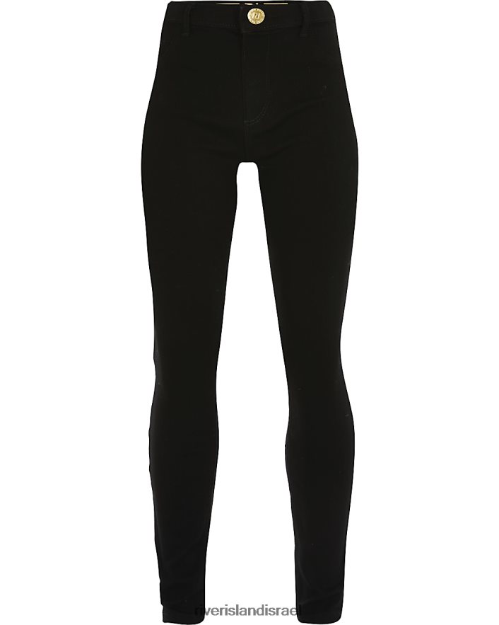 לבוש River Island g molly אמצע עלייה jeggings שָׁחוֹר בנות BDZ4086326