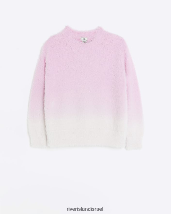 לבוש River Island מגשר פלאפי של g ombre וָרוֹד בנות BDZ4086235
