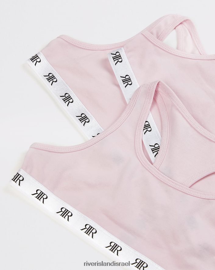 אביזרים River Island g racer back crop top multipack וָרוֹד בנות BDZ4083436