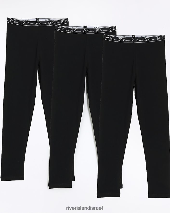 לבוש River Island חותלות g ri 3 חבילות שָׁחוֹר בנות BDZ4086270
