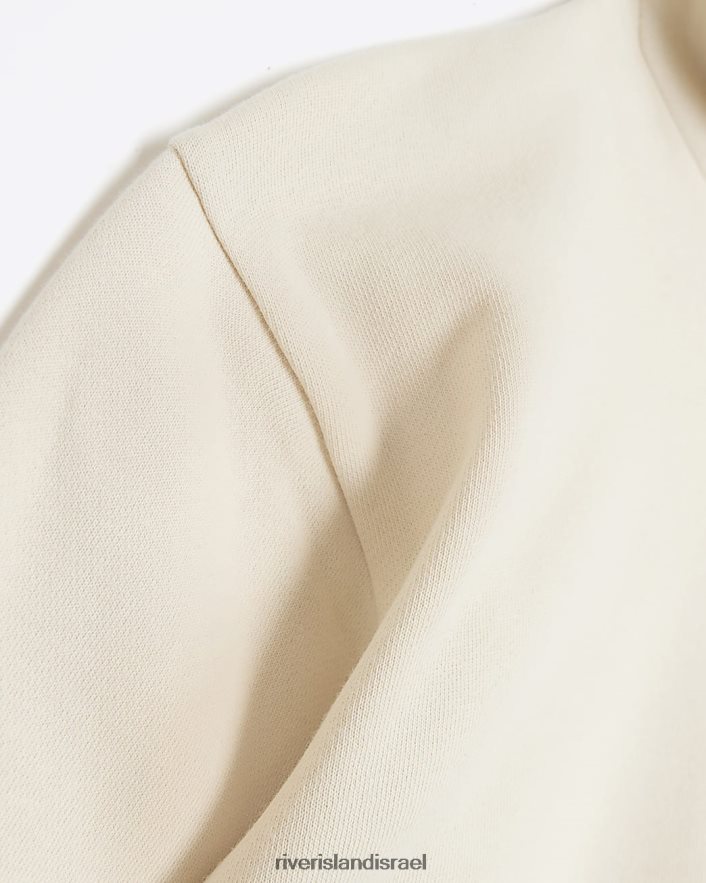 לבוש River Island קפוצ'ון g ri בז' בנות BDZ4083394