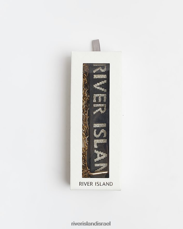 אביזרים River Island ערכת מתנה לרצועת תיק g ri שָׁחוֹר בנות BDZ4086340
