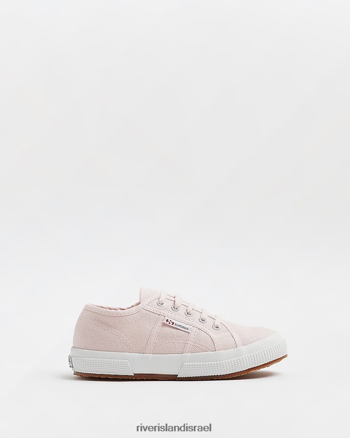 הַנעָלָה River Island מאמני קנבס עם שרוכים של g superga וָרוֹד בנות BDZ4083455