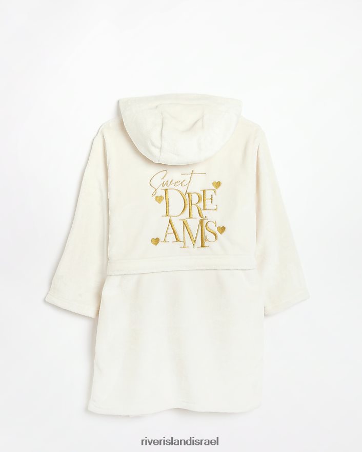 אביזרים River Island g sweet dreams חלוק קפוצ'ון קרם בנות BDZ4086129