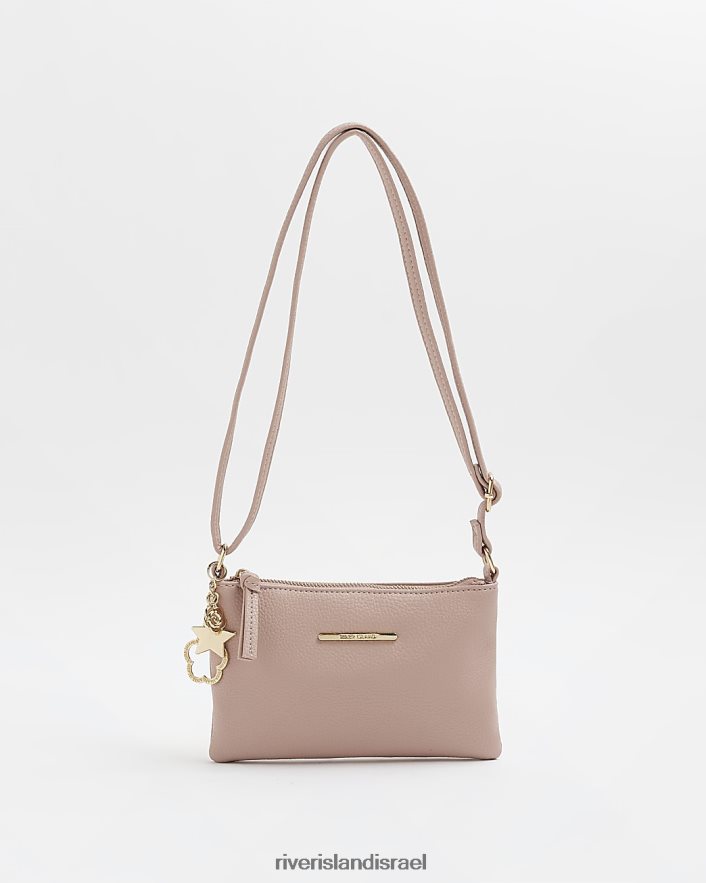 אביזרים River Island g zip charm cross body תיק וָרוֹד בנות BDZ4083354
