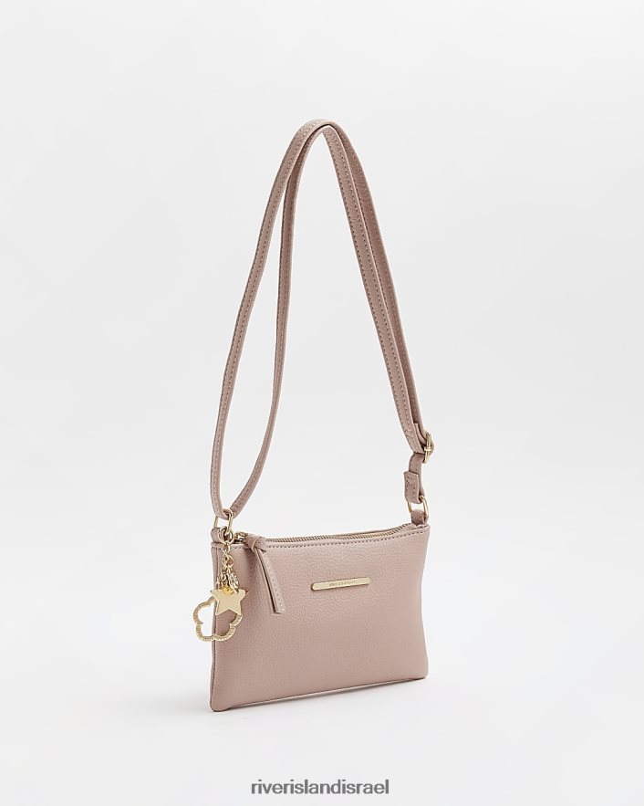 אביזרים River Island g zip charm cross body תיק וָרוֹד בנות BDZ4083354