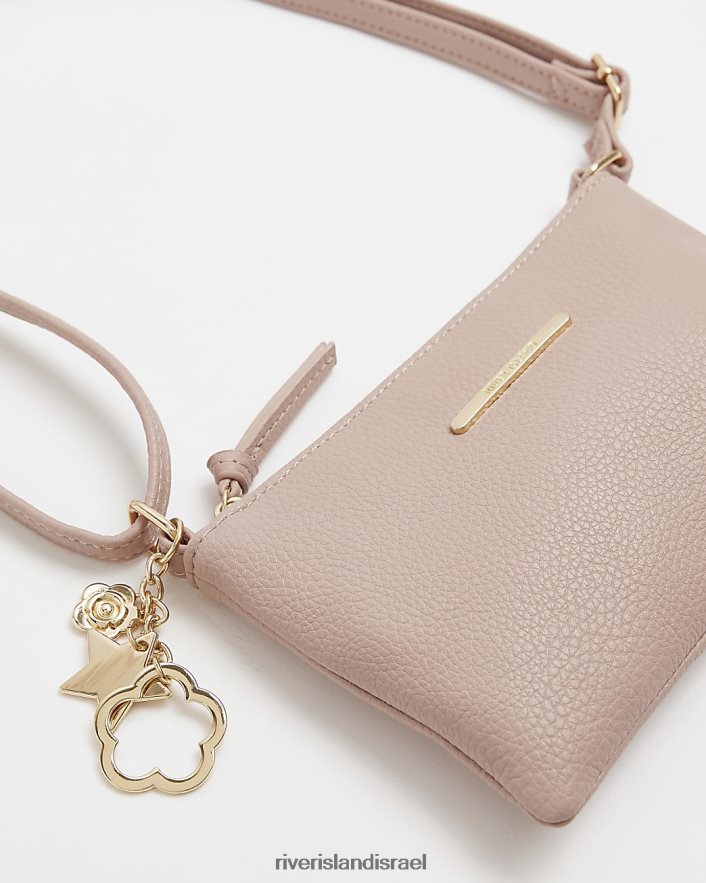 אביזרים River Island g zip charm cross body תיק וָרוֹד בנות BDZ4083354