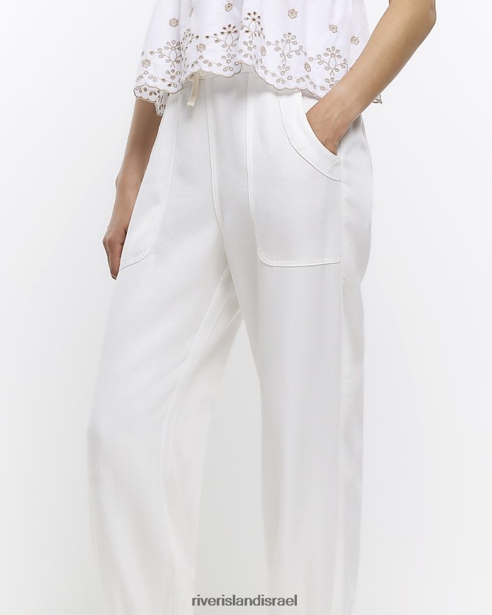 לבוש River Island נעלי ריצה עם אזיקי lyocell אקרו נשים BDZ4081291