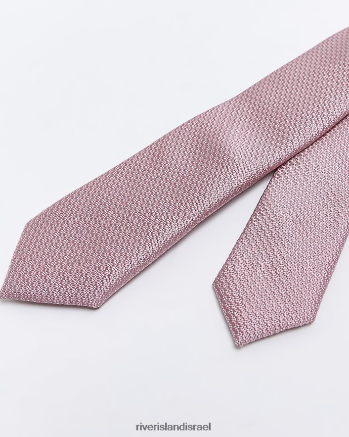 אביזרים River Island עניבה במרקם mb וָרוֹד בנים BDZ4083644