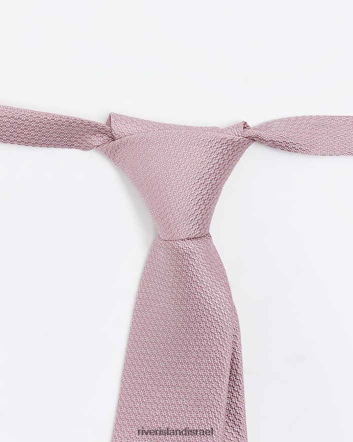 אביזרים River Island עניבה במרקם mb וָרוֹד בנים BDZ4083644