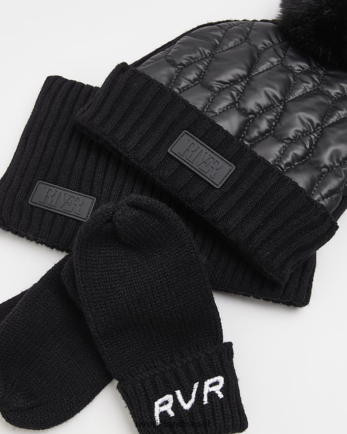 אביזרים River Island חבילת כובע ניילון mb שָׁחוֹר בנים BDZ4086850