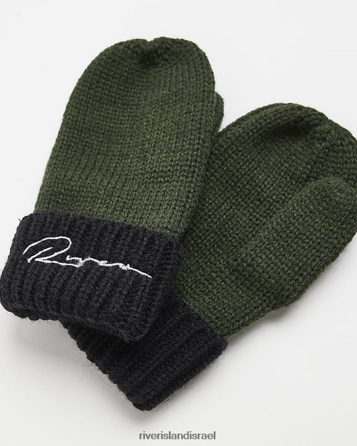אביזרים River Island mb כפפות סרוגות בכבלים חָקִי בנים BDZ4086868