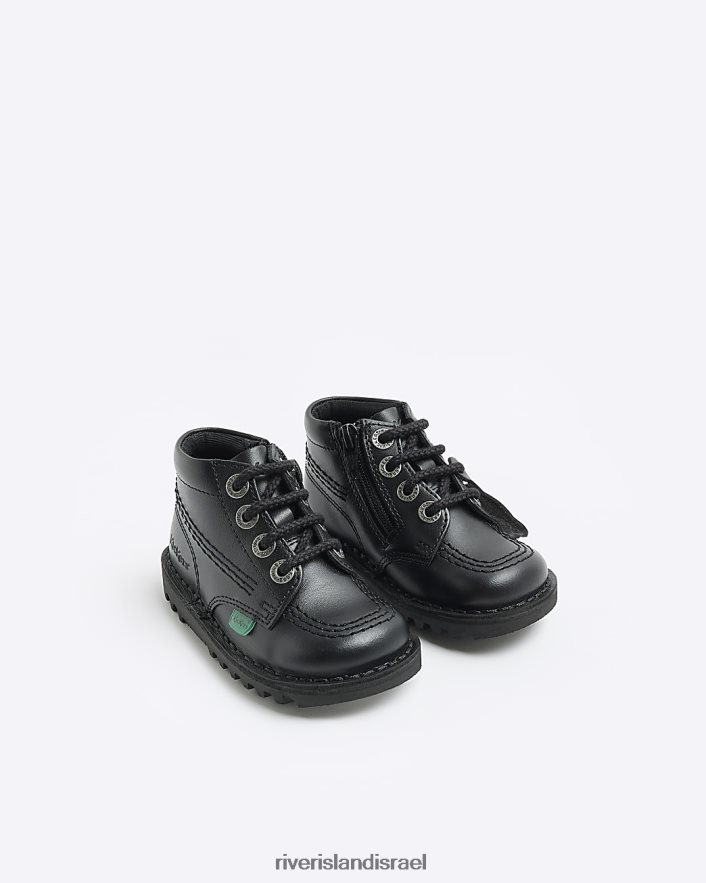 הַנעָלָה River Island mb kickers נעלי שרוכים שָׁחוֹר בנים BDZ4086990