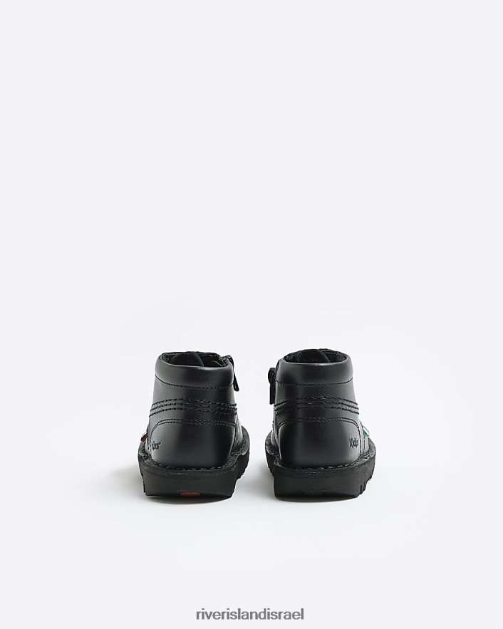 הַנעָלָה River Island mb kickers נעלי שרוכים שָׁחוֹר בנים BDZ4086990