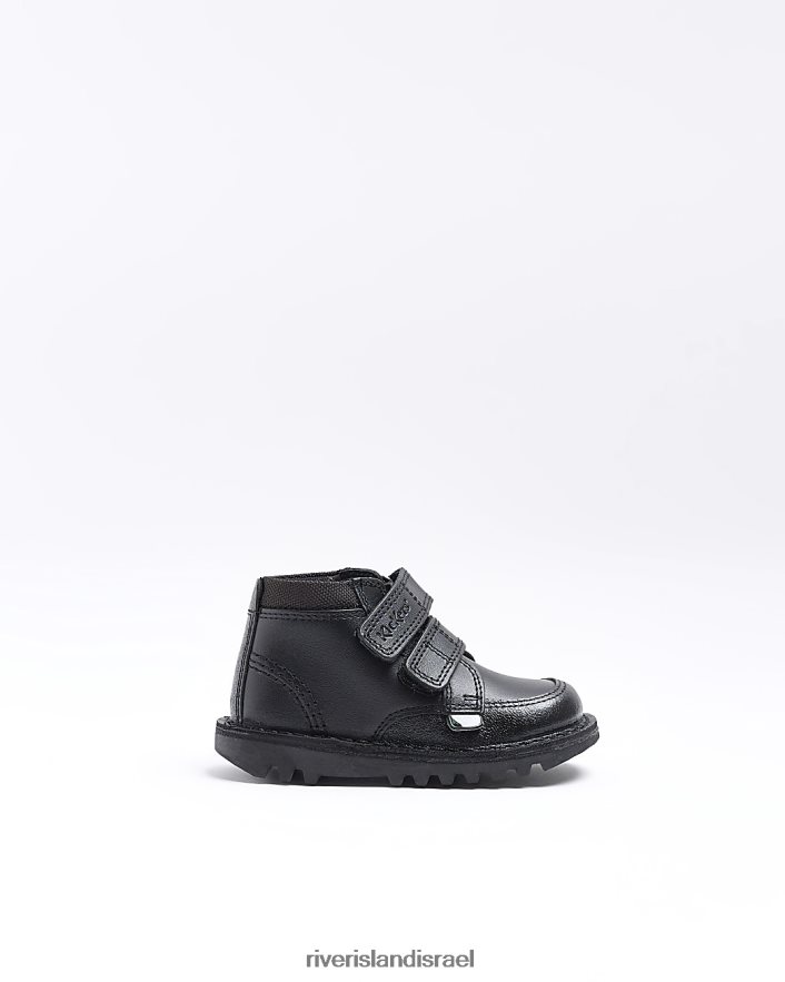 הַנעָלָה River Island mb kickers hi scuff נעלי סקוטש שָׁחוֹר בנים BDZ4086992