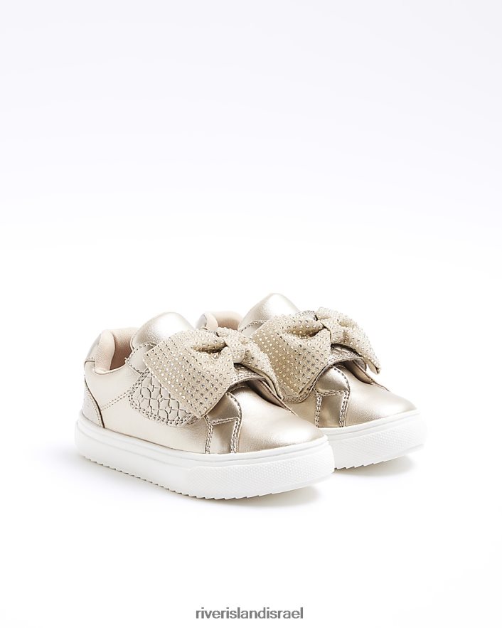הַנעָלָה River Island מאמני קשת של mg ורוד זהב בנות BDZ4083480