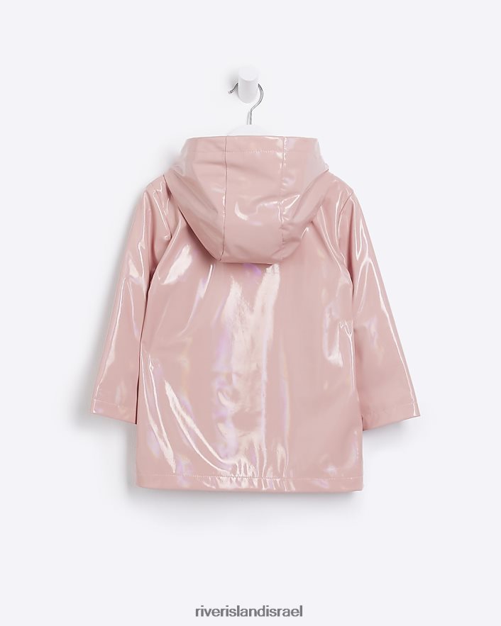 לבוש River Island mg מעיל גשם ססגוני וָרוֹד בנות BDZ4083514