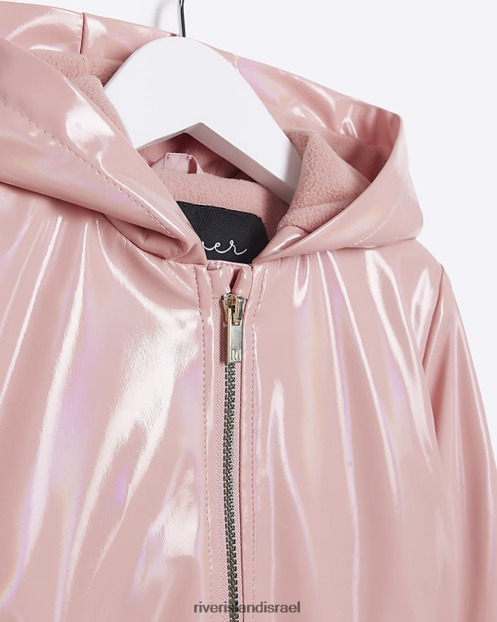 לבוש River Island mg מעיל גשם ססגוני וָרוֹד בנות BDZ4083514