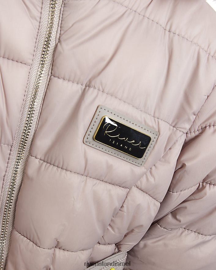 לבוש River Island מעיל פרווה מלאכותית של mg אֶבֶן בנות BDZ4083557